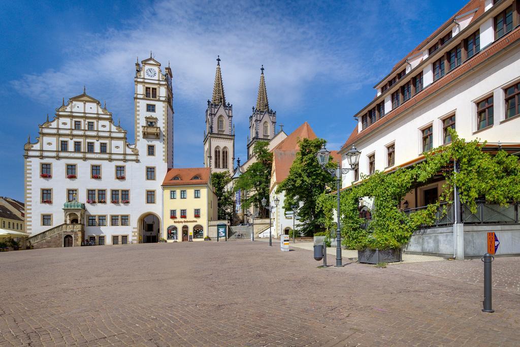 Gasthaus Zum Schwan Oschatz Buitenkant foto