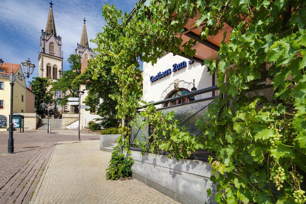 Gasthaus Zum Schwan Oschatz Buitenkant foto