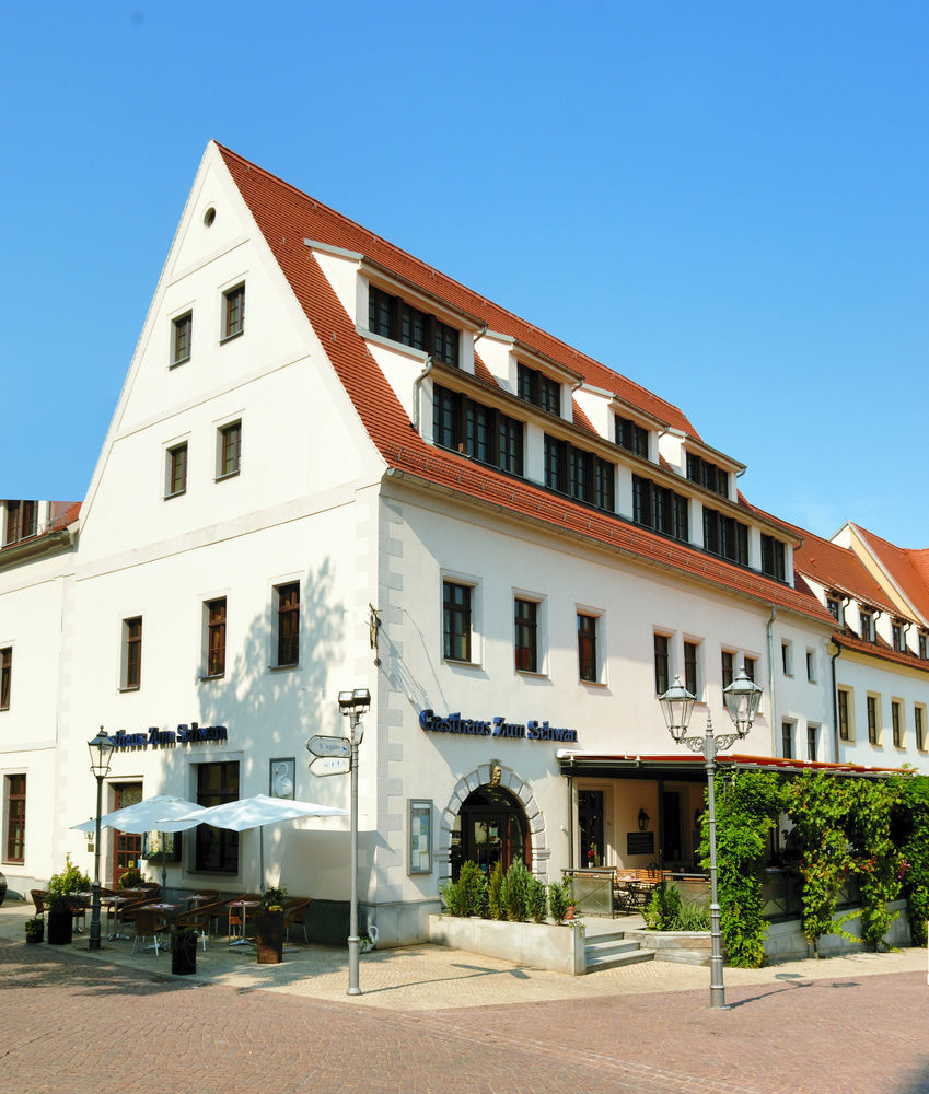 Gasthaus Zum Schwan Oschatz Buitenkant foto